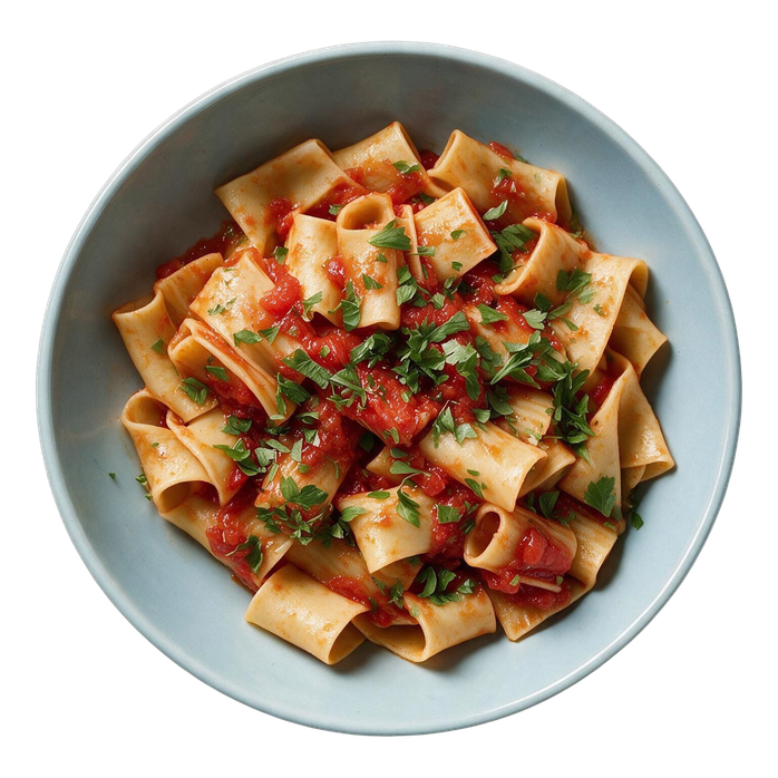 Red Pappardelle Pasta